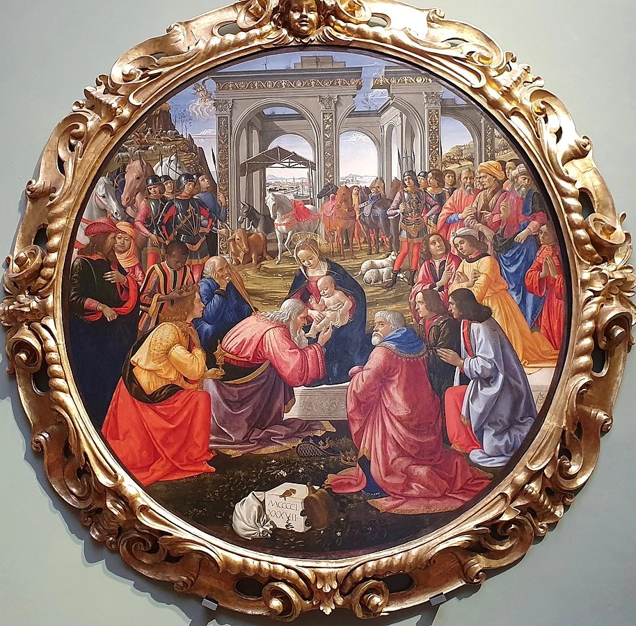 Adorazione dei Magi - Galleria degli Uffizi, Firenze